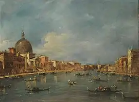 Le Grand Canal avec San Simeone Piccolopar Francesco GuardiMusée national des Beaux-Arts (Argentine)Buenos Aires