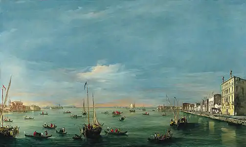 Canal de la Giudecca et les Zattere, 1757-1758Musée Thyssen-Bornemisza, Madrid