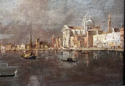 Vue de la Giudecca avec les Zattere, vers 1780Musée du Louvre, Paris