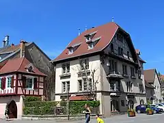 Maisons du centre historique.