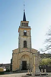 Façade de l'église.