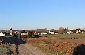 Vue générale depuis la Chaussée romaine.