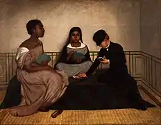 Francisco Laso (Pérou), The Three Races or, Equality before the Law (« Les trois races, ou l'égalité devant la loi », 1859, Museo de Arte de Lima (es)).