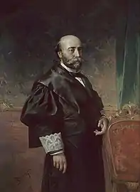 Portrait de Francisco Salmerón (1879, Palais des Cortès)