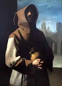 Saint François d'Assise en extase, 1635-1640, par Francisco de Zurbarán.