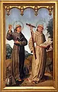 Saint Bernardin de Sienne et saint François