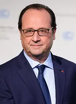 François Hollande,président de la Républiquedu 15 mai 2012au 14 mai 2017.