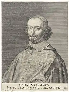Le cardinal Jules Mazarin (1602-1661) d'après Philippe de Champaigne