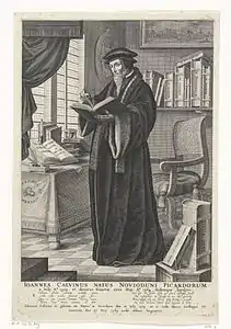 Portrait du réformateur Jean Calvin (1509-1564)