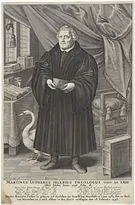 Portrait du réformateur Martin Luther (1483-1546)