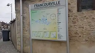 Le plan de la commune