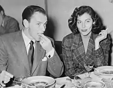 Avec son épouse Ava Gardner à Amsterdam (1951)