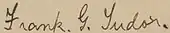 signature de Frank Tudor