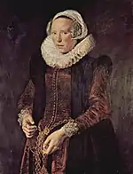 Frans Hals,Portrait de femme (vers 1650)