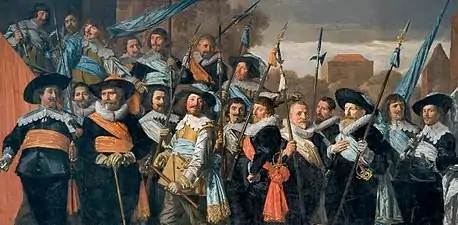 Frans Hals, Les Officiers de la milice de Saint Georges en 1638 (en), 1639.