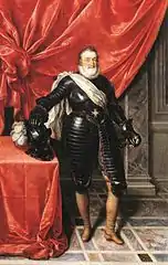 Portrait d'Henri IV en armure,Frans Pourbus le Jeune