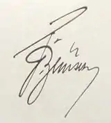 signature de František Ženíšek