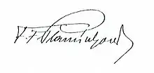 signature de Františka Plamínková