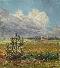 Genêts et bruyère,  vers 1900