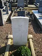 Une des tombes militaires du cimetière communal (D. Callaghan, Royal Field Artillery).