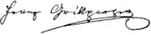 signature de Franz Grillparzer