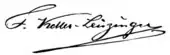 signature de Franz Keller-Leuzinger