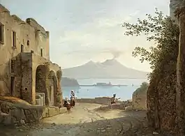 Vue de la baie de Naples depuis le Pausilippe par Franz Ludwig Catel