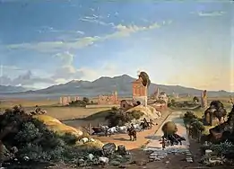 La Via Appia (1833), Berlin, Alte Nationalgalerie.