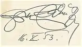 signature de Franz Salmhofer