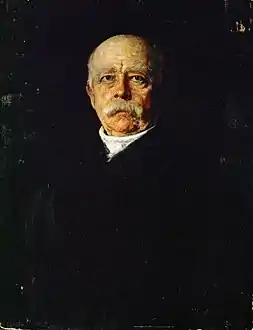 Le prince Otto von Bismarck, toile de Franz von Lenbach, 1871