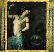 Salomé, toile de Franz von Stuck.La peinture en 1906 sur Commons