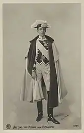 Le roi Alphonse XIII (années 1900).