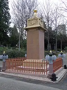Monument aux morts de l'Armée du Rhin (1870), cimetière principal de Mayence