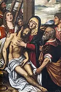 Déposition de la Croix, 1593,  Santa Maria Gloriosa dei Frari, Venise.
