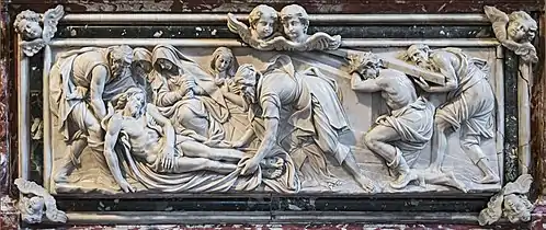 La Mise au tombeau par Francesco Cabianca.