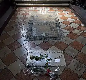 Tombe de Claudio Monteverdi.