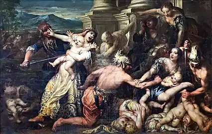Le Massacre des innocents par Niccolò Bambini.