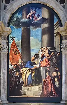 Madona di Ca'Pesaro1526, Basilique Santa Maria Gloriosa dei Frari, Venise