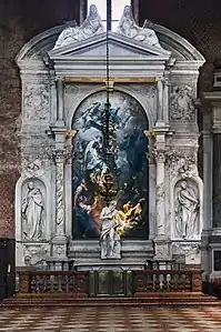 L'autel de saint Joseph de Copertino.