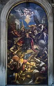 Le martyre de sainte Catherine d'Alexandrie Jacopo Palma il Giovane.