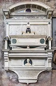 Monument du philosophe Benedetto Brugnoli Basilique des Frari