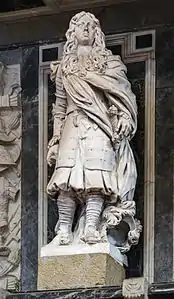 Statue D'Almerico d'Este par Josse le Court.