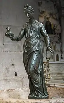Agnès de Rome par Girolamo Campagna (1593).