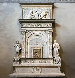 Tabernacle-reliquaire par Bartolomeo Bellano.