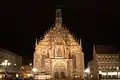 La Frauenkirche de nuit