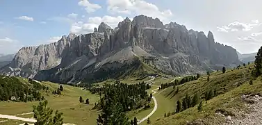 Le passo Gardena.