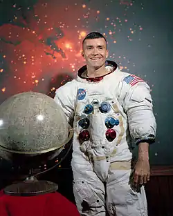 Portrait de Fred Haise en 1969.