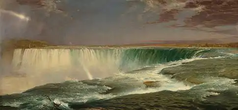 Les Chutes du Niagara, 1857,Corcoran Gallery of Art, Washington, D.C..
