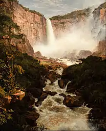 Frederic Edwin Church,Les Chutes de Tequendama près de Bogota, Royaume de Nouvelle-Grenade (1854)