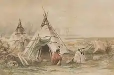 Campement indien, 1891